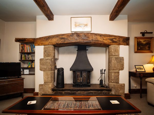Bay Horse Farm Holiday Cottages Living room fire